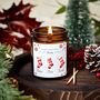 Personalised Christmas Scented Candle Gift Set For Family, Mum And Dad, thumbnail 3 of 7