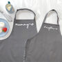Mummy And Daughter Heart Apron Set, thumbnail 7 of 8