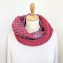 Pink Woolly Snood/ Scarf, thumbnail 8 of 9