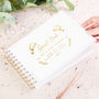 Eucalyptus Wedding Guest Book Personalised With Foil, thumbnail 3 of 7