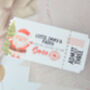 Personalised Christmas Ticket, thumbnail 3 of 7