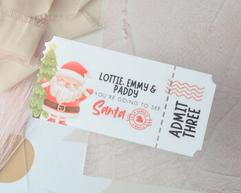 Personalised Christmas Ticket, 3 of 7