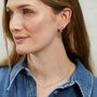 Dovehouse Cubic Zirconia And Gold Plated Ear Cuff, thumbnail 3 of 3