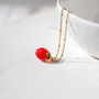 Strawberry Pendant Necklace, thumbnail 7 of 8