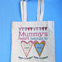 Personalised Mummy's Heart Canvas Bag, thumbnail 6 of 6