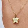 Personalised Gold Plated Star Necklace, thumbnail 5 of 9