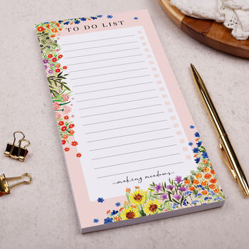 Floral To Do List Notepad, 3 of 4