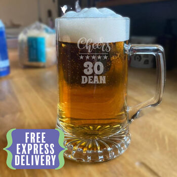 Personalised 30th Birthday Gift Tankard, 2 of 7