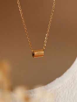 Cylindrical North Star Necklace, 8 of 8