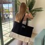 Personalised Square Cotton Beach Bag, thumbnail 2 of 7