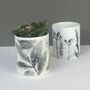 Personalised Leaf Print Ceramic Pot, thumbnail 6 of 11