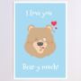 Personalised Loving Bear Card, thumbnail 4 of 9