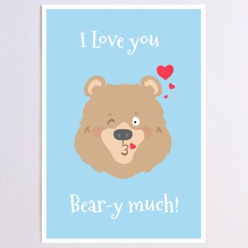 Personalised Loving Bear Card, 4 of 9