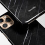 Pure Black Marble Case For iPhone, thumbnail 4 of 4