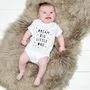Dream Big Little One Baby Grow, thumbnail 2 of 10