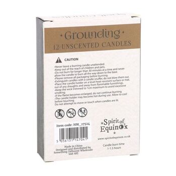 Grounding Spell Candles | Pack Of 12, 5 of 5