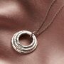 Confetti Birthstone Family Names Necklace, thumbnail 1 of 7
