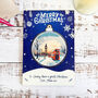 Personalised Blue London Christmas Keespsake Card And Ornament, thumbnail 5 of 5