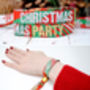 Christmas Party Wristbands Bracelets Favours, thumbnail 3 of 12