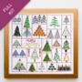 Oh Christmas Tree Festive Embroidery Kit, thumbnail 9 of 10