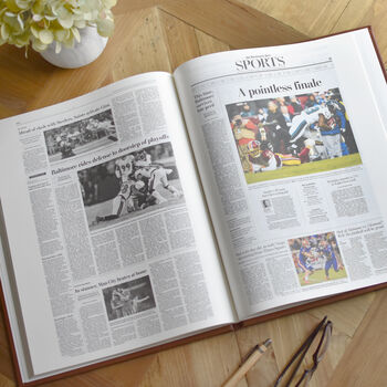 Baltimore Ravens Personalised Gift Newspaper Book, 3 of 10