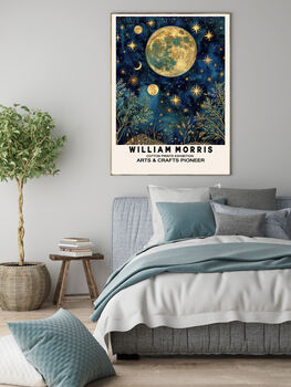 William Morris Midnight Sky Art Print, 3 of 3