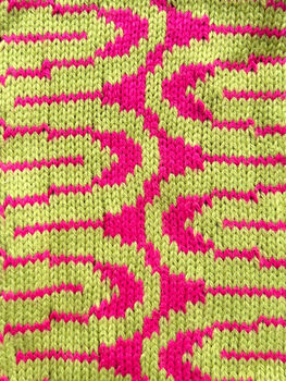 Twister Medium Knitted Cushion, 11 of 11