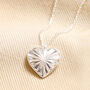 Sunbeam Heart Pendant Necklace, thumbnail 3 of 8