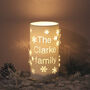 Personalised Family Name Christmas Snowflake LED Light, thumbnail 6 of 7