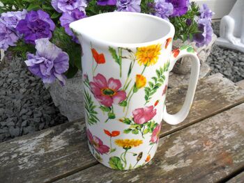 Large China Jug In Meadow Flowers Design, 2 of 8