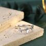 Sterling Silver Dancing Butterfly Ring, thumbnail 1 of 12
