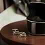 Personalised Two Tone Motorcycle Cufflinks, thumbnail 3 of 8