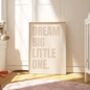 Dream Big Little One Nursery Print, thumbnail 2 of 3