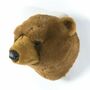 Grizzly Bear Animal Wall Trophy Head By Lullabuy - The Modern Kids Store