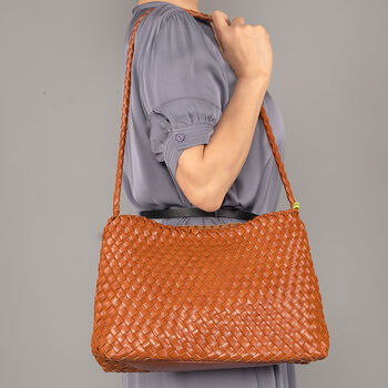 Handmade Weaving Style Shoulder Bag, 3 of 12