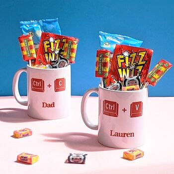 Copy And Paste Fathers Day Personalised Set Of Two Mugs, 2 of 4