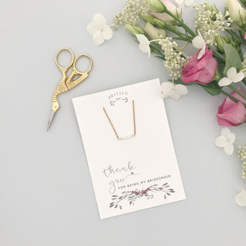 Bridesmaid 'Thank You' Gift Bracelet, 3 of 7