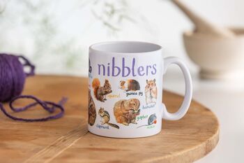 Nibblers Ceramic Animal Mug, 3 of 6