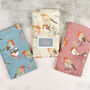 Robin Sketch Print Scarf And Magnetic Brooch Set, thumbnail 1 of 9