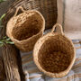 Rope Finish Hyacinth Wall Basket, thumbnail 4 of 4