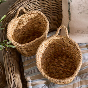 Rope Finish Hyacinth Wall Basket, 4 of 4