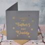 Personalised Gold Foiled 1st Father's Day Card, thumbnail 1 of 3