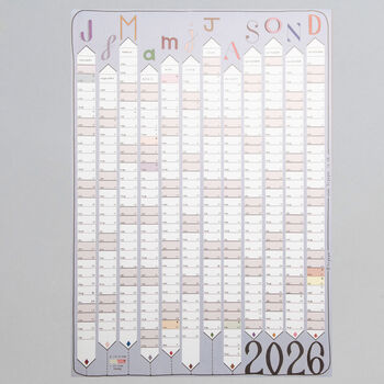 2026 Year Planner A1 Colour Wall Calendar, 4 of 7