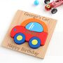 Personalised Wooden Car Jigsaw Puzzle Toy, thumbnail 1 of 4