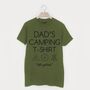 Dad's Camping T Shirt, thumbnail 1 of 3