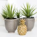 blue and white painted porcelain serving bowl by the forest & co