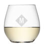 Monogrammed Stemless White Wine Glass, thumbnail 3 of 6