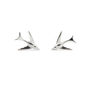 Tiny Swallow Earrings Gold Vermeil/Silver, thumbnail 6 of 8