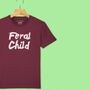 'Feral Child' Kids T Shirt, thumbnail 3 of 10