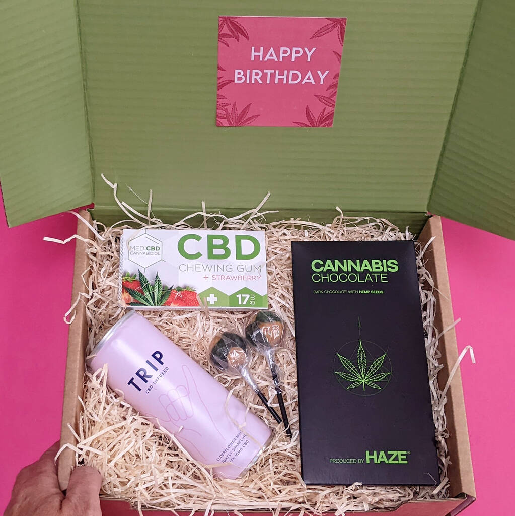 Personalised Cbd Food And Drink Gift Set By MixPixie
